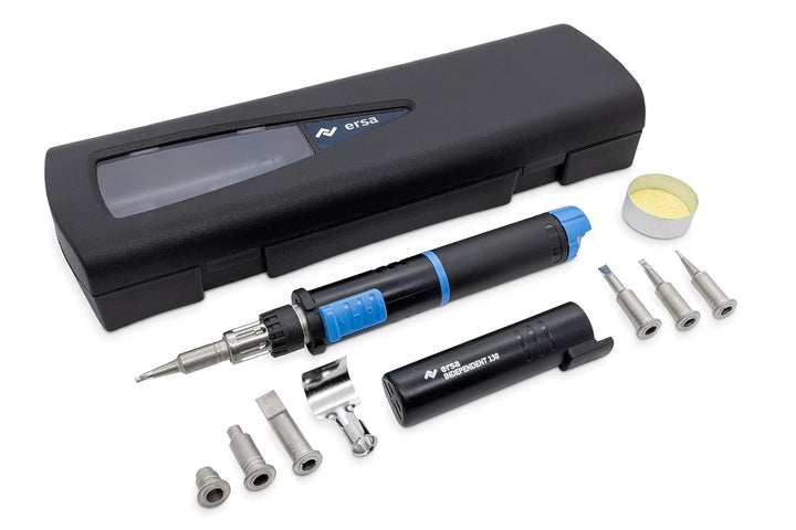 ERSA Independent 130 PROFI-Set Gaslötkolben 130W Temperatur bis 580 °C inkl. 4 Lötspitzen 2 Düsen 13