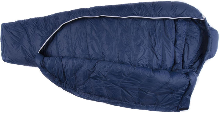 Grüezi-Bag Biopod DownWool Ice 185 Schlafsack blau Körpergrösse bis 185 cm, Körpergrösse bis 185 cm