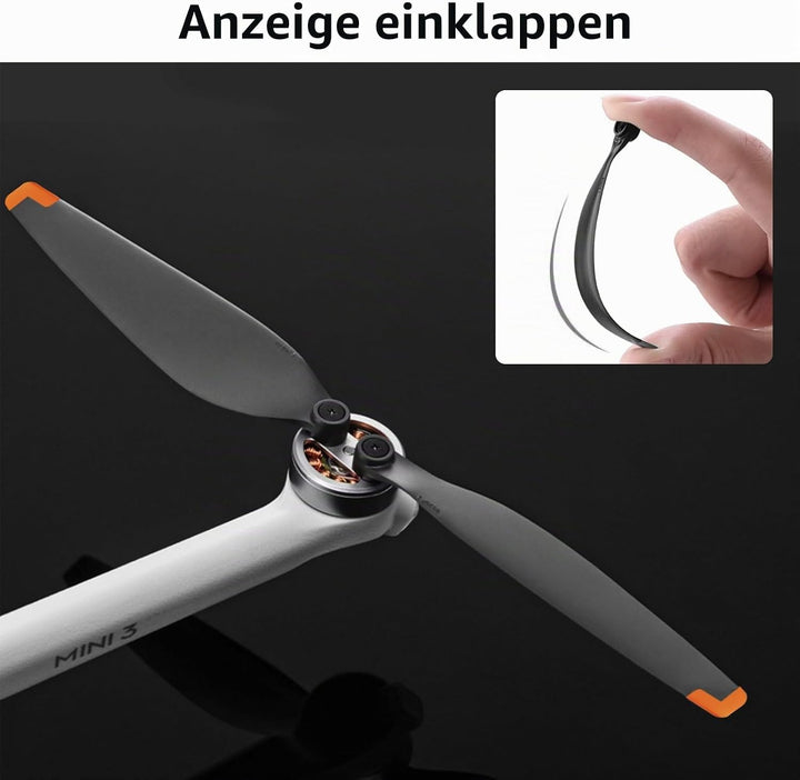 Mini 3 Propeller 16 Stück mit 24 Schrauben und 2 Schraubendreher, Zubehör für Drone Ersatz Mini 3 Or