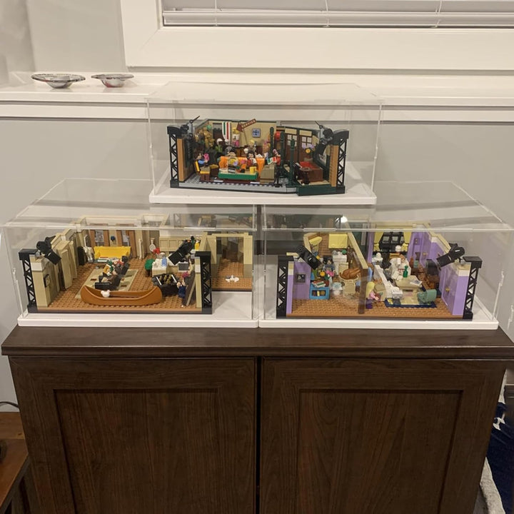 Acryl Vitrine Klar für Lego Actionfiguren Funko Pop Modell Skulptur Transparenter Plexiglas Display