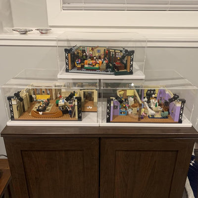 Acryl Vitrine Klar für Lego Actionfiguren Funko Pop Modell Skulptur Transparenter Plexiglas Display