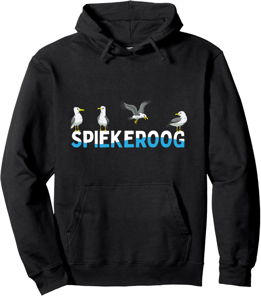 Spiekeroog Ostfriesische Insel Nordsee Küste Möwen Pullover Hoodie