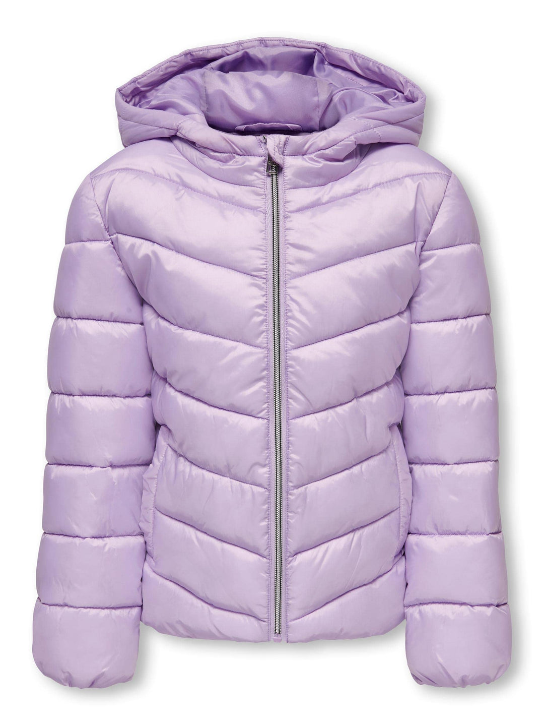 ONLY Mädchen Kogtanea Quilted Hood Jacket OTW Noos Jacke 164 Pastel Lilac, 164 Pastel Lilac