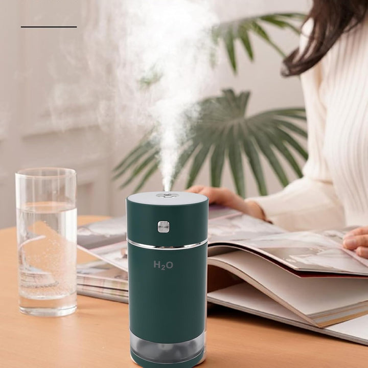 USB Cool Mist Luftbefeuchter, Tragbarer Mini-Luftbefeuchter 240 Ml Stille Echografietechnologie für
