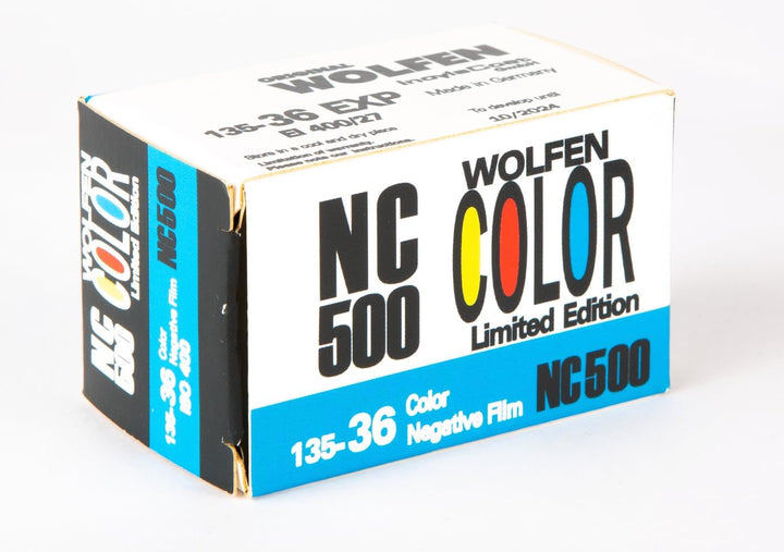 original WOLFEN (ORWO) NC500 Color Kleinbildfilm 400 ASA 36 Bilder mit Komplettentwicklung Papier Fo