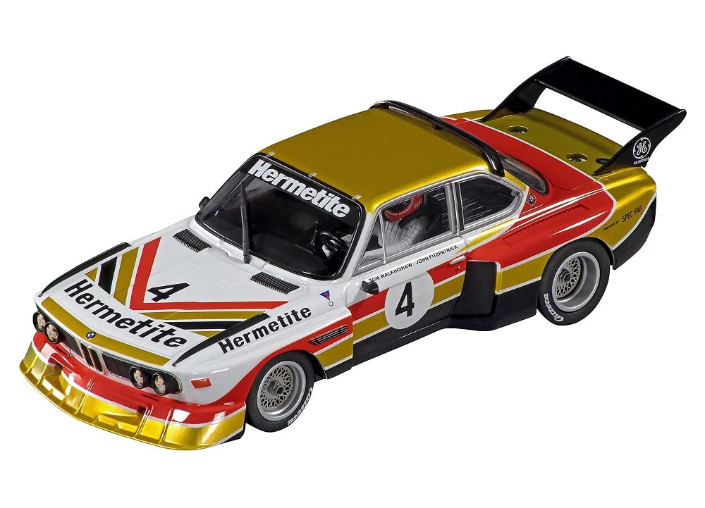 Carrera EVOLUTION I BMW 3.5 CSL No.4 Silverstone 6h 1976 I Auto für Rennbahn | Rennbahnen und lizens