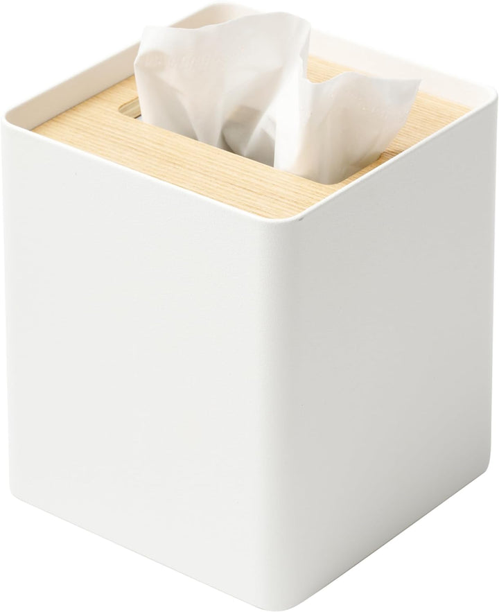 YAMAZAKI Box Cover Home | Stahl | Taschentuchetui, Einheitsgrösse, Esche