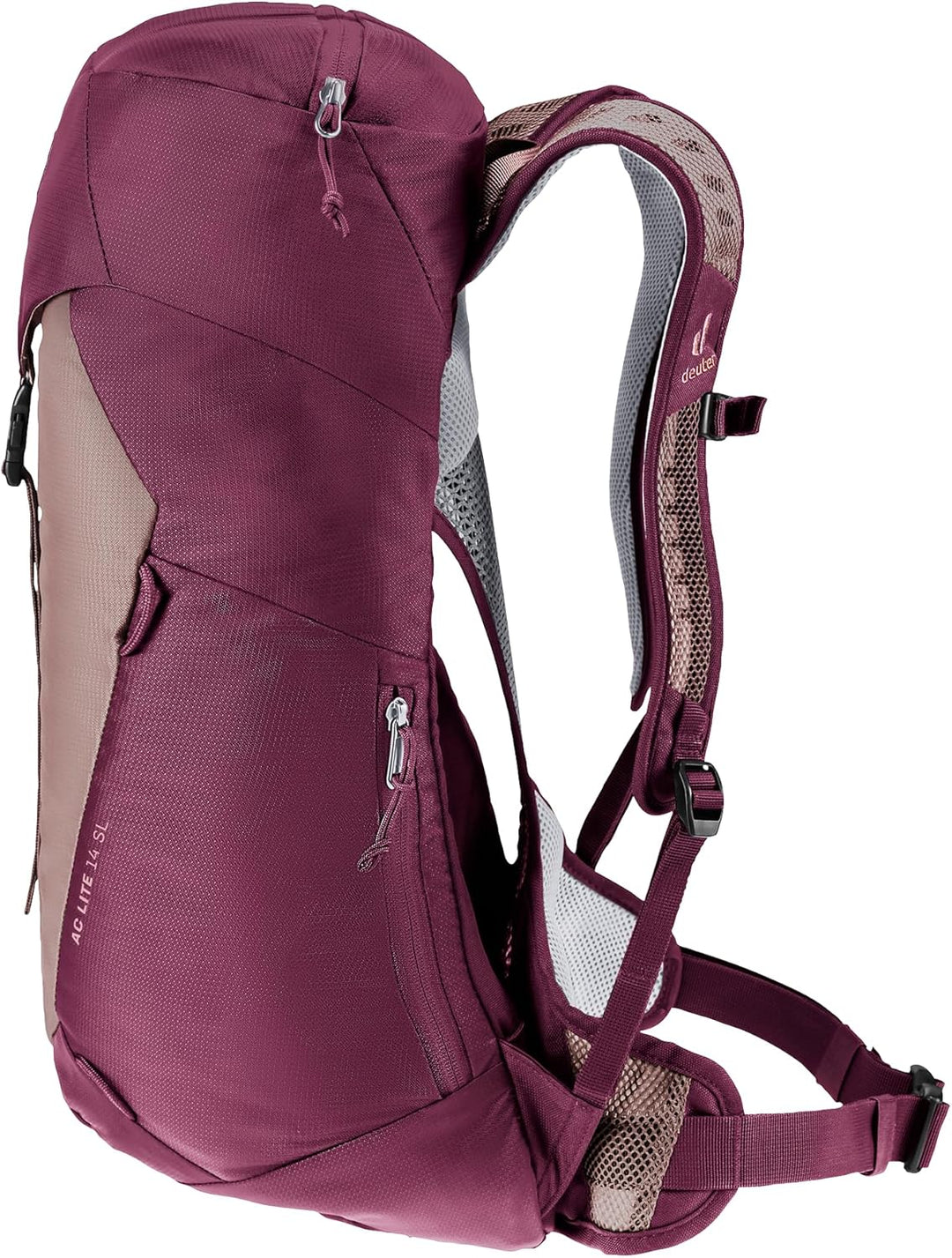 deuter AC Lite 14 SL leichter Damen Wanderrucksack Ashrose-cassis, Ashrose-cassis