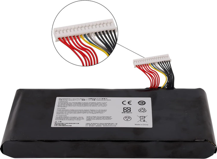 swark Laptop Akku BTY-L77 kompatibel mit MSI GT72 2QD GT72S 6QF GT80 2QE Series MS-1781 MS-1783 2PE-