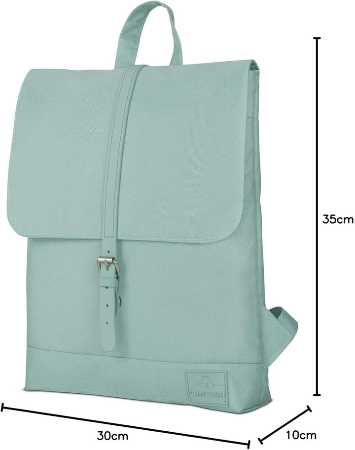 Johnny Urban Rucksack Damen - Mia - Schlanke Tasche mit Laptopfach - Aus Recyceltem PET - 7L - Wasse