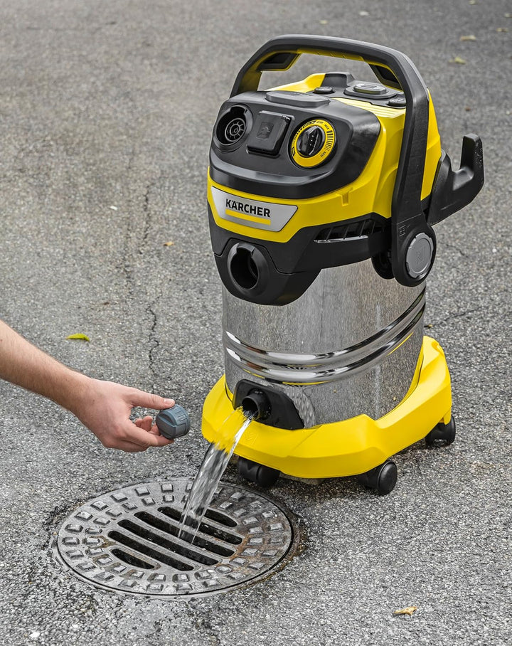 Kärcher Nass-/Trockensauger WD 6 P S V-30/6/22/T Car & Pet, inkl. Steckdose, Flachfaltenfilter, pate