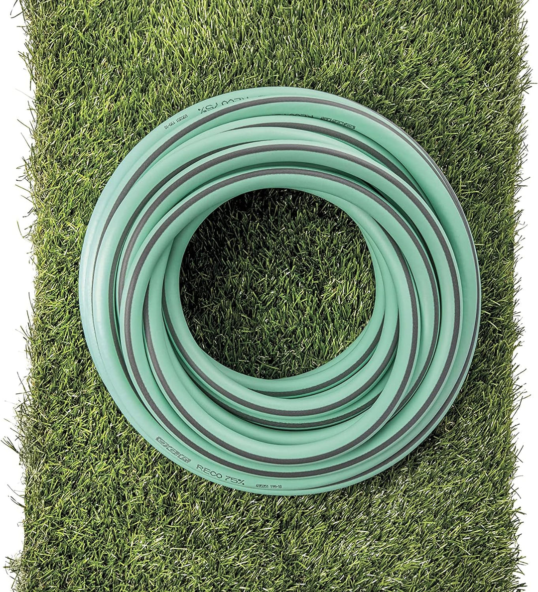 G.F. SRL RECO Schlauch, 25 m Bewässerungsschlauch Ø 5/8" aus recyceltem Kunststoff, Ultramemory Stru