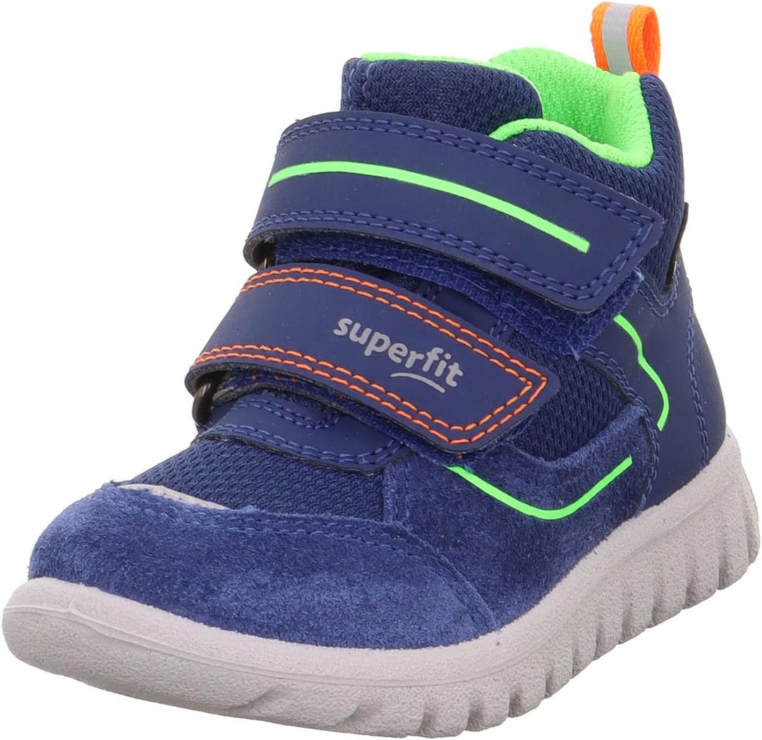 Superfit Jungen Sport7 Mini Leicht Gefütterte Gore-tex Sneaker 21 EU Blau Hellgrün 8030, 21 EU Blau