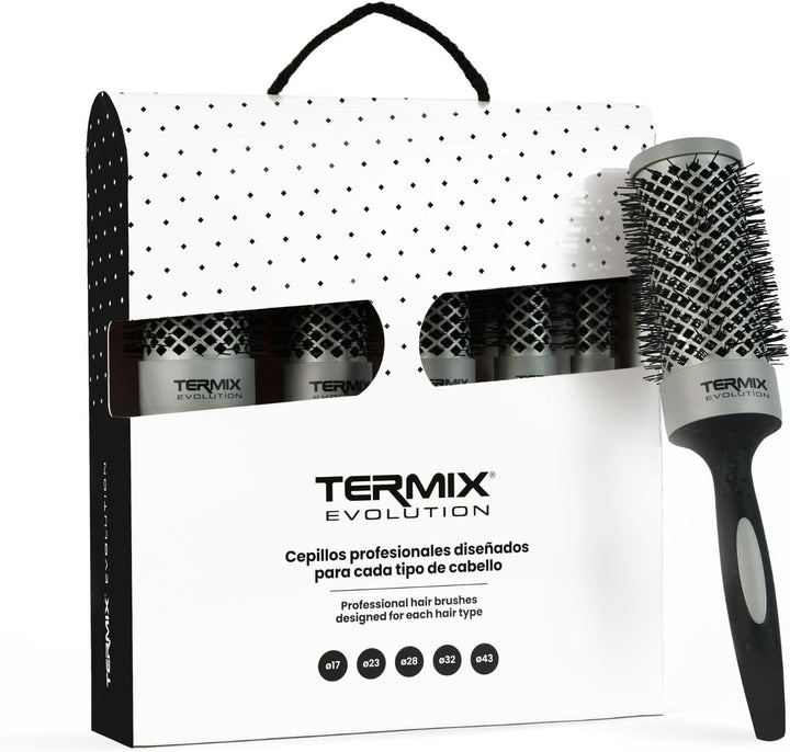 Termix Evolution Basic. Professionelle, thermische Rundhaarbürste mit ionisierter Hochleistungsfaser