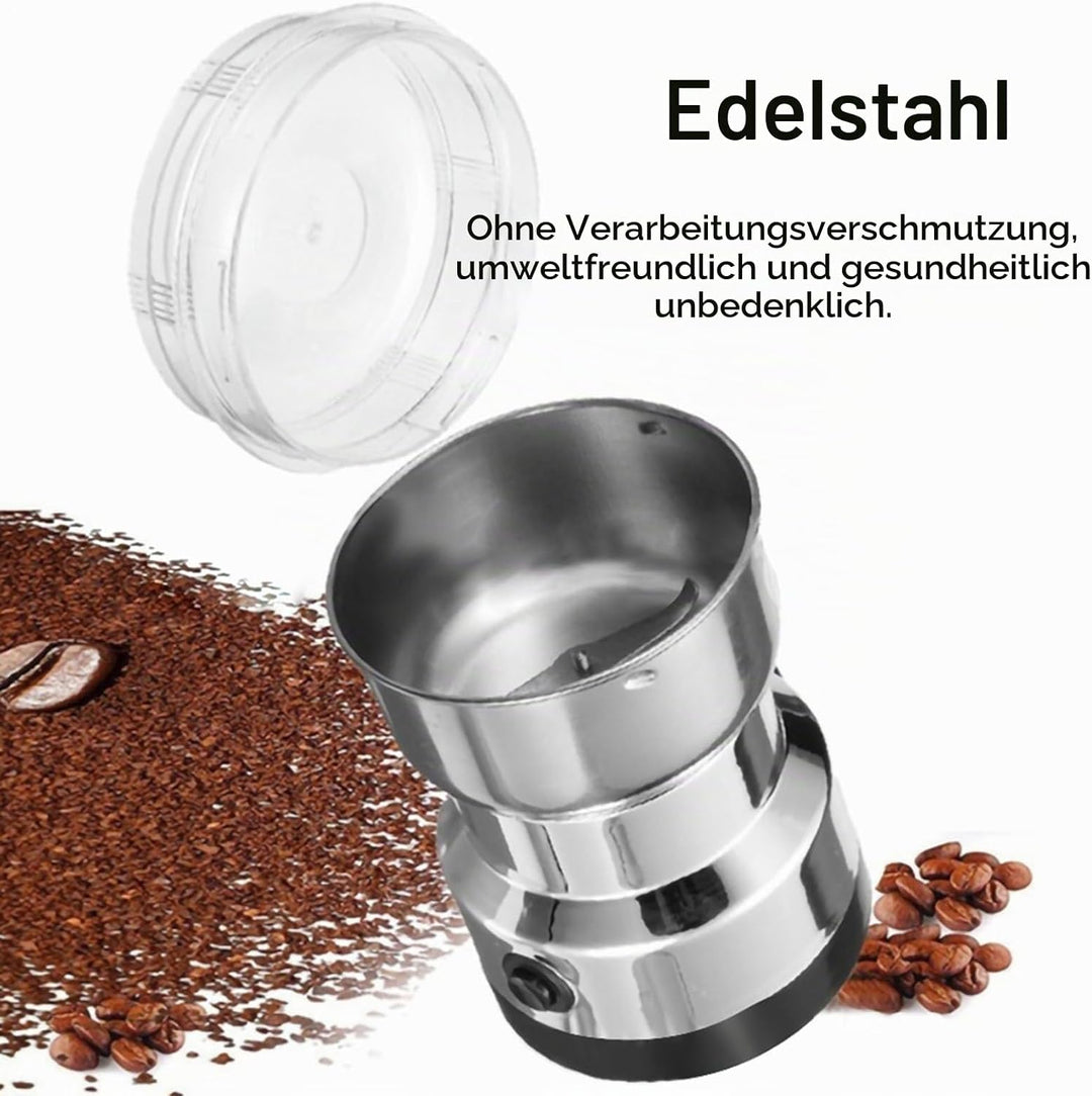 BRRNOO Elektrische Getreidemühle, Multifunktions-Smash-Maschine, Kaffeebohnenmühle mit Transparenter
