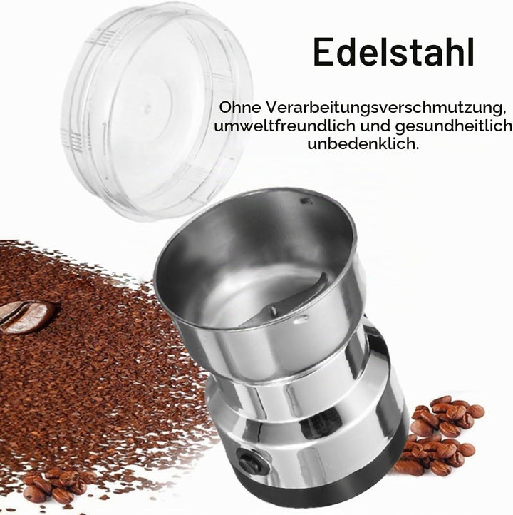 BRRNOO Elektrische Getreidemühle, Multifunktions-Smash-Maschine, Kaffeebohnenmühle mit Transparenter