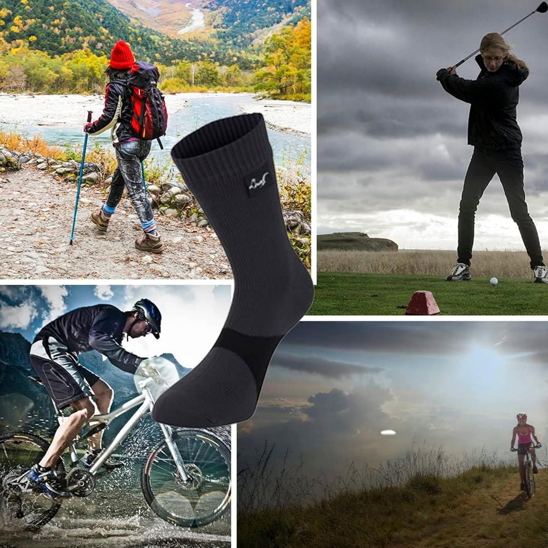 OTTERSHELL Wasserdichte, atmungsaktive Socken Geeignet für Outdoor-Aktivitäten wie Golf, Laufen, Rad
