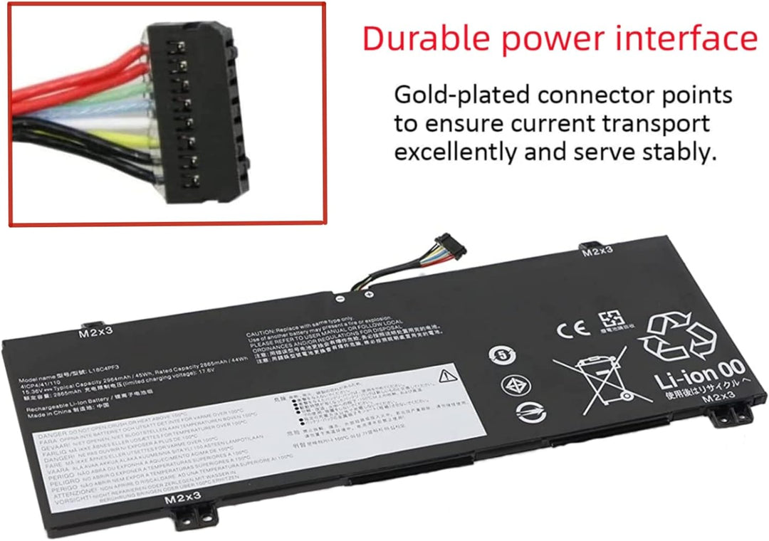 PUGASR L18C4PF3 Laptop Akku Kompatibel mit Lenovo ideapad C340-14API 14IML 14IWL S540-14API 14IML 14