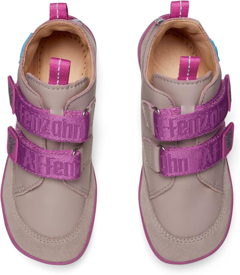 Affenzahn Barfussschuh Leder Buddy mit Klettverschluss Weich rutschfest Flexibel Reflektierend für J