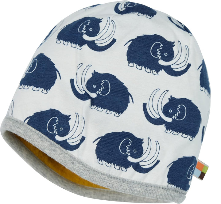 loud + proud Unisex Kinder Wollfleece, GOTS Zertifiziert Mütze 39-41 Curry, 39-41 Curry