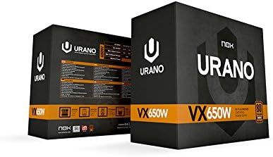 NOX Pc-Netzteil 650W URANO VX 650W -NXURVX650BZ- Pc-Netzteil 650W, Zertifikat 80 PLUS Bronze, 120mm