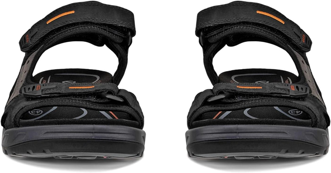 ECCO Herren Yucatan Sandal 40 EU Black Mole Black, 40 EU Black Mole Black
