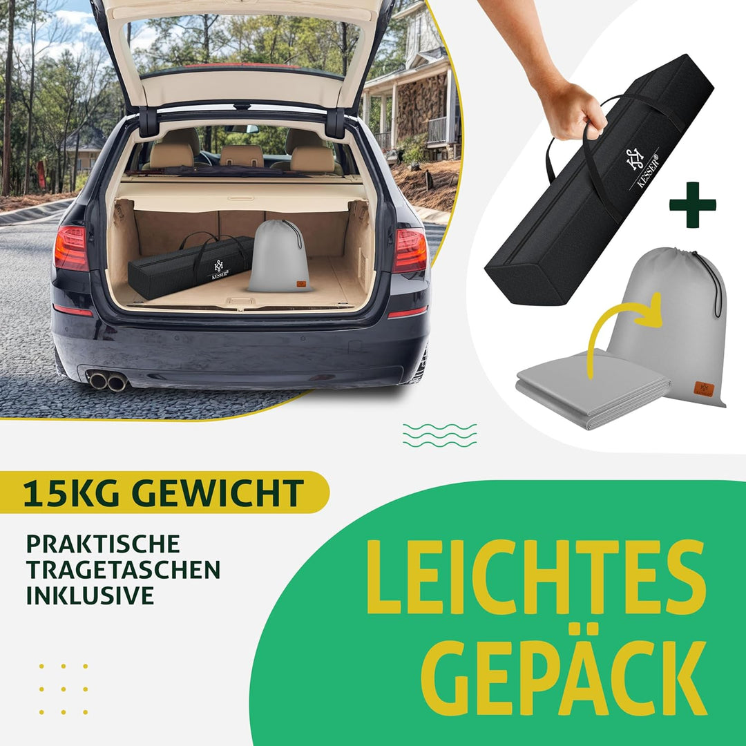KESSER® Hängematte Lake mit Gestell, Doppel für 2 Personen, 200kg Belastbarkeit, Indoor &amp; Outdoor, X