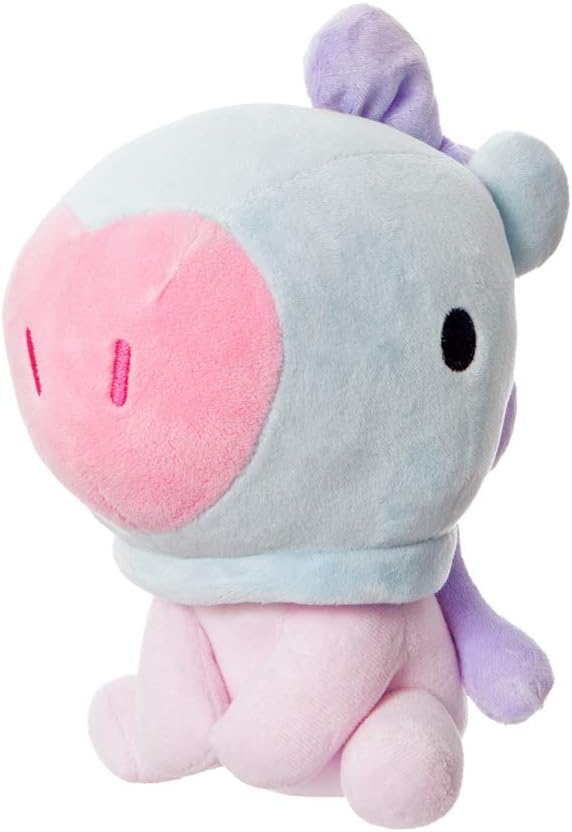 Aurora World Aurora, 61372, BT21 Official Merchandise, Baby MANG sitzend 20 cm, Plüsch, Lila, Blau/V