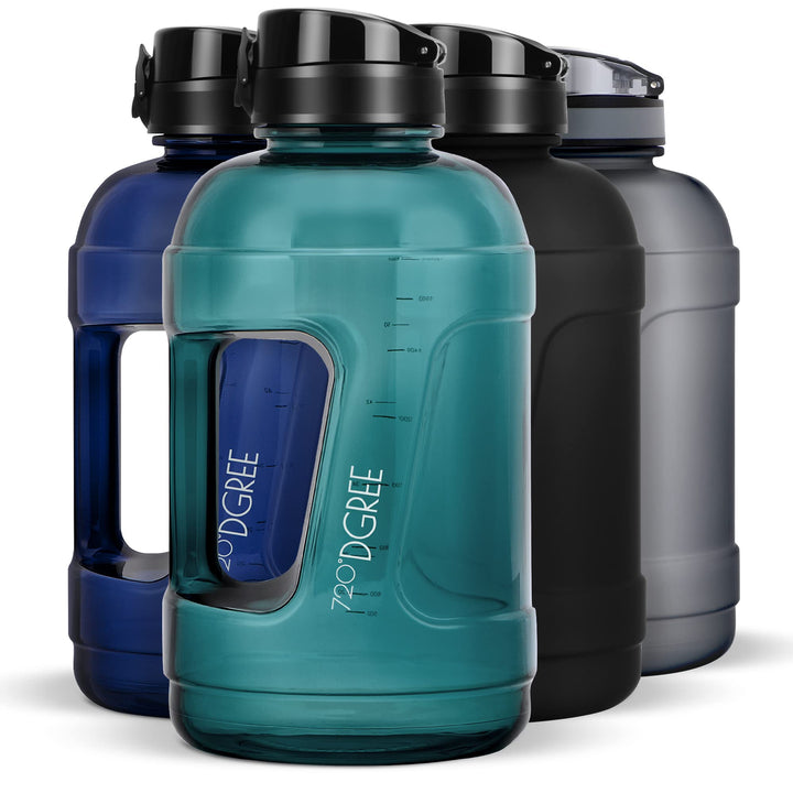 720°DGREE Fitness Trinkflasche mit Griff “uberBottle Jug“ - 2300ml - BPA-Frei, Auslaufsicher - Gross