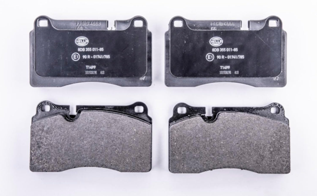 HELLA PAGID 8DB 355 011-851 Bremsbelagsatz - T1499 - Dicke/Stärke: 17.3mm - Bremssystem: Brembo - fü