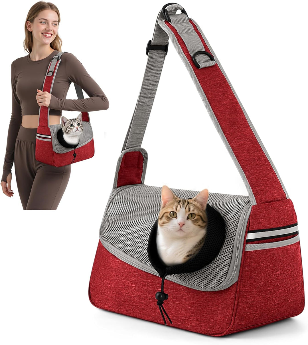 ALLSOPETS Hundetasche Tragetuch Hund Schultertasche Katzentragetasche Haustiere Tasche für Katzen un