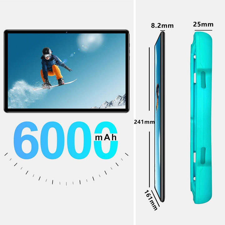 AOCWEI X700 Tablet 10 Zoll,Android 13 Tablet für Kinder,12GB RAM+128GB ROM,512GB erweitern,5GWiFi Ta