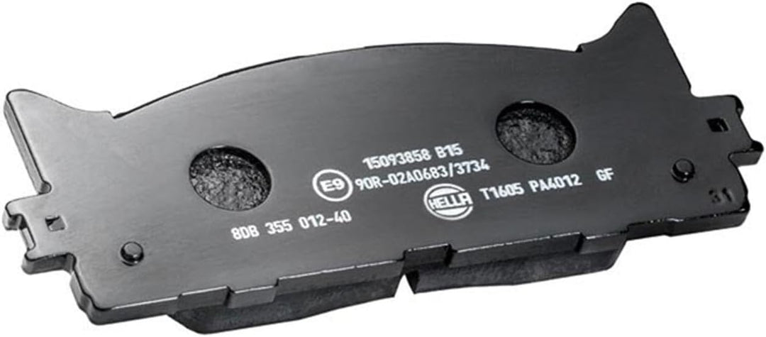 HELLA PAGID 8DB 355 012-401 Bremsbelagsatz - T1605 - Dicke/Stärke: 17.6mm - Bremssystem: Akebono - f