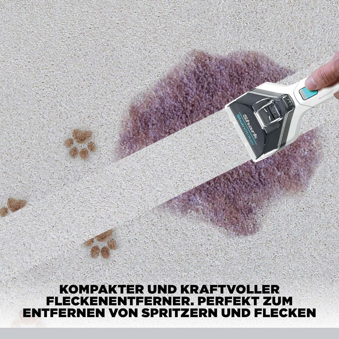 Shark StainStriker Fleckenreiniger mit 5 Aufsätze inkl. Haustier-, Fugendüse & Schlauchreiniger, 2x