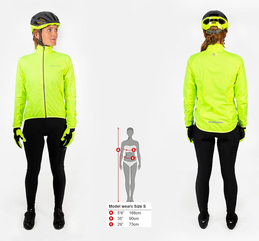 Endura Damen Fahrradjacke Pakajak XS neon-gelb, XS neon-gelb