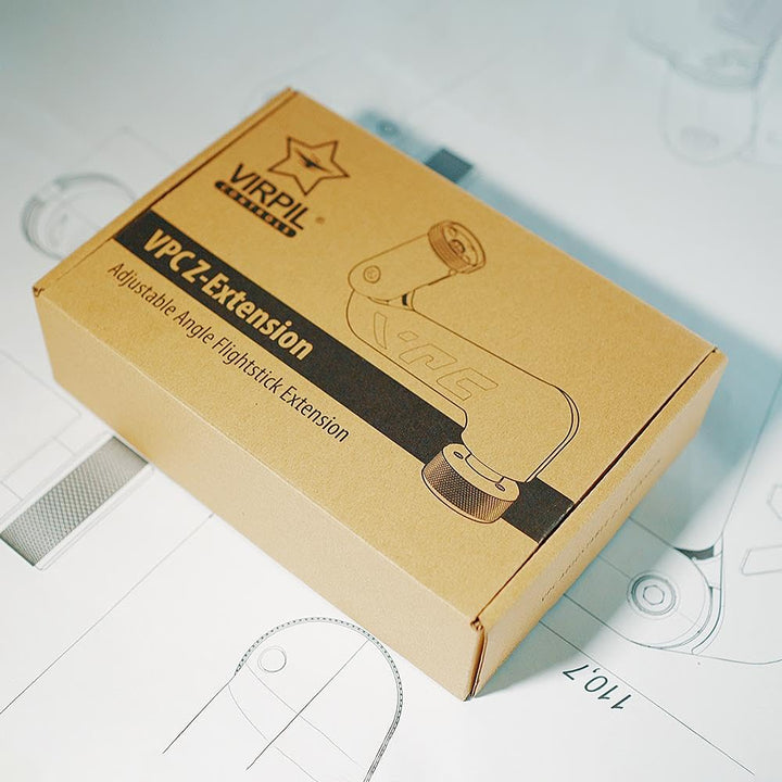 VIRPIL Controls - Flightstick Z-Extension (Joystick, Omni-Throttle, Hotas System, PC, Space Simulati