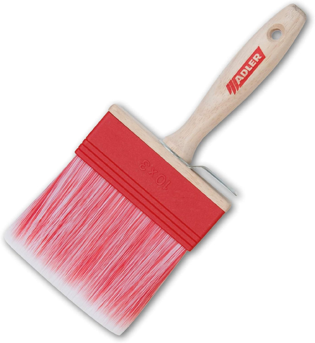 ADLER Lasurpinsel Solvamaxx Plus - 100x30 mm - Flächenpinsel in Profi-Qualität für lösemittelhaltige
