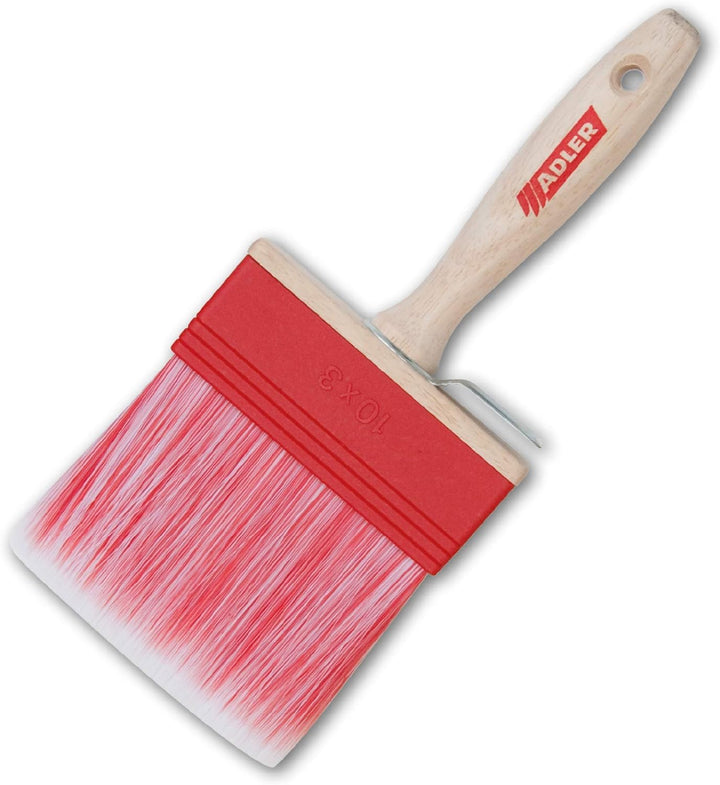 ADLER Lasurpinsel Solvamaxx Plus - 100x30 mm - Flächenpinsel in Profi-Qualität für lösemittelhaltige