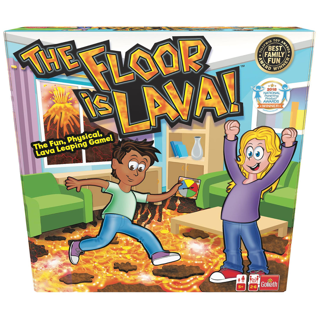 Goliath The Floor is Lava, (Der Boden ist Lava) | Familienspiel für Kinder ab 5 Jahren, Gesellschaft