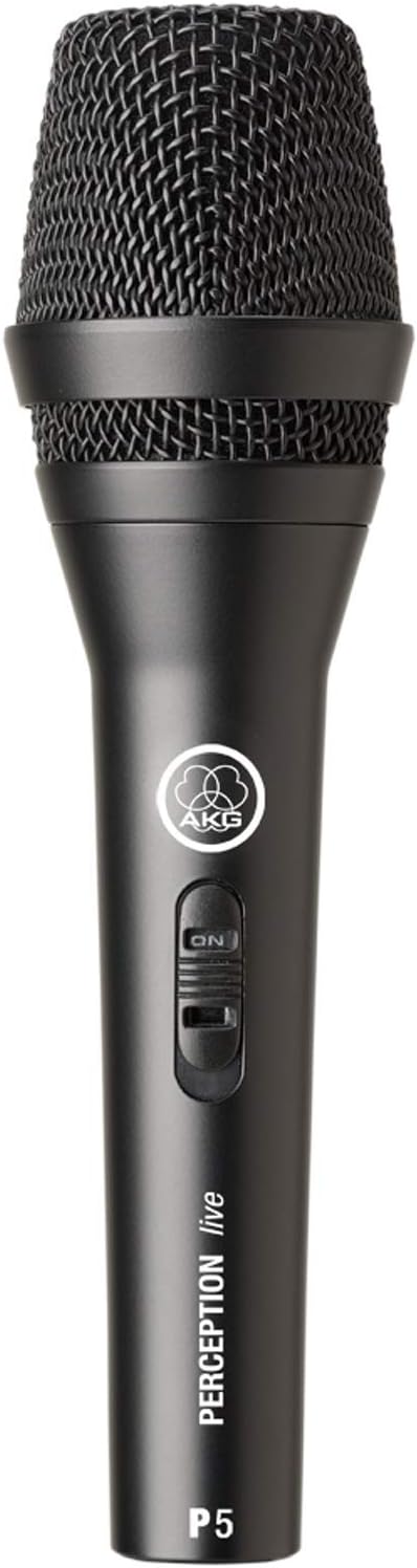 AKG P5s Professionelles dynamisches Live-Gesangsmikrofon mit Schalter P5S Single, P5S Single