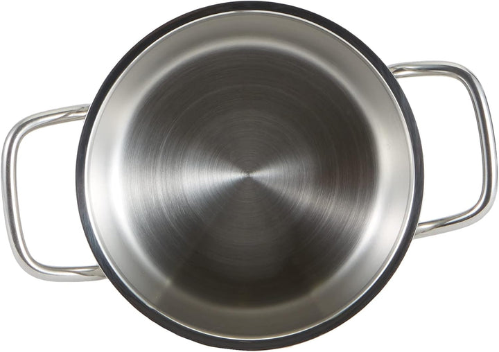 Karaca Emirgan Kochtopf- Set Edelstahl, 6- teilig, Midi Set - Rostfrei, Energiesparend, Gesundes Koc