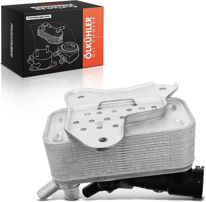 Frankberg Ölkühler Motoröl Automatikgetriebe Kompatibel mit 3er E90 E91 E92 E93 5er F07 F10 F11 7er