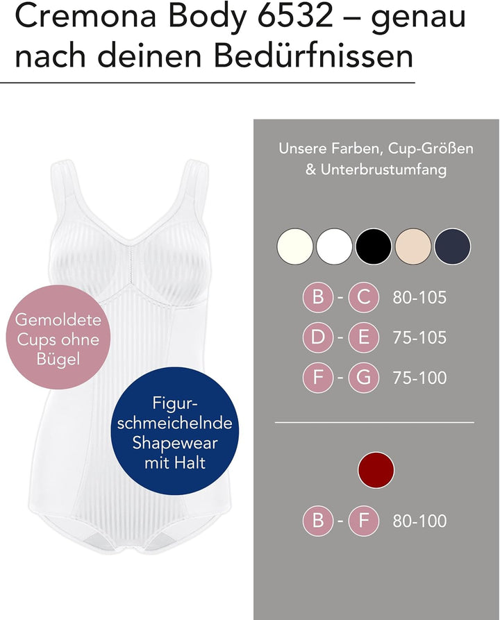 Susa Damen Cremona BH 105C Weiss, 105C Weiss