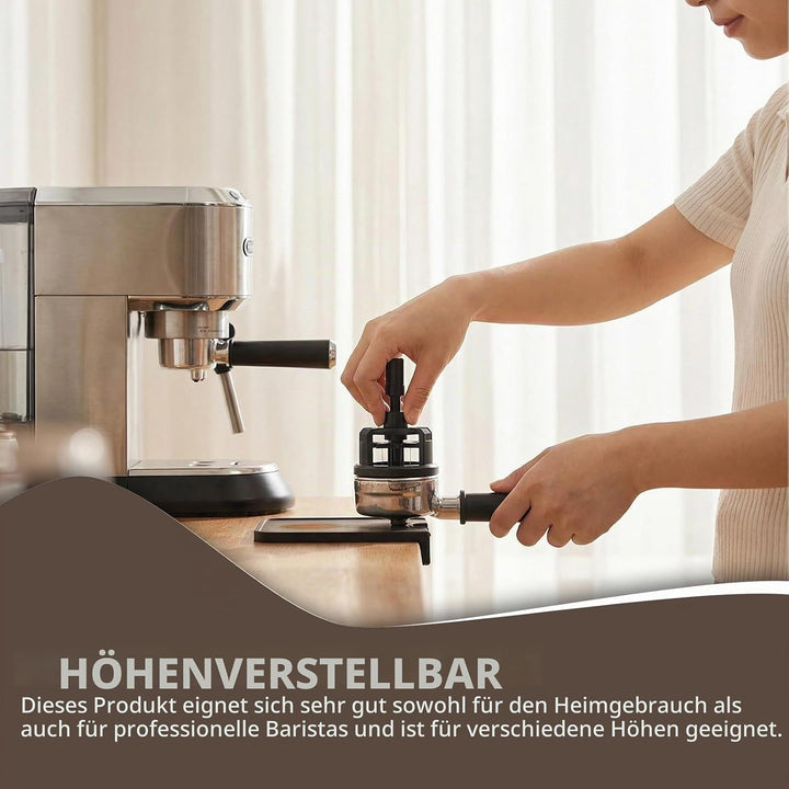 Espresso Nadel, WDT Tools 58mm Espresso-Verteilungswerkzeug mit 10 Nadeln für Barista, Einstellbare