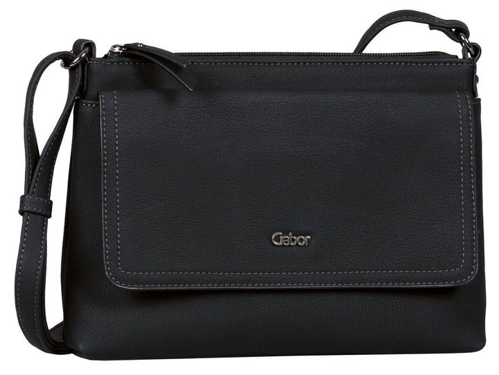 Gabor bags Dina Damen Umhängetasche Crossbody Bag 25,5 x 4 x 18,5 Schwarz, 25,5 x 4 x 18,5 Schwarz