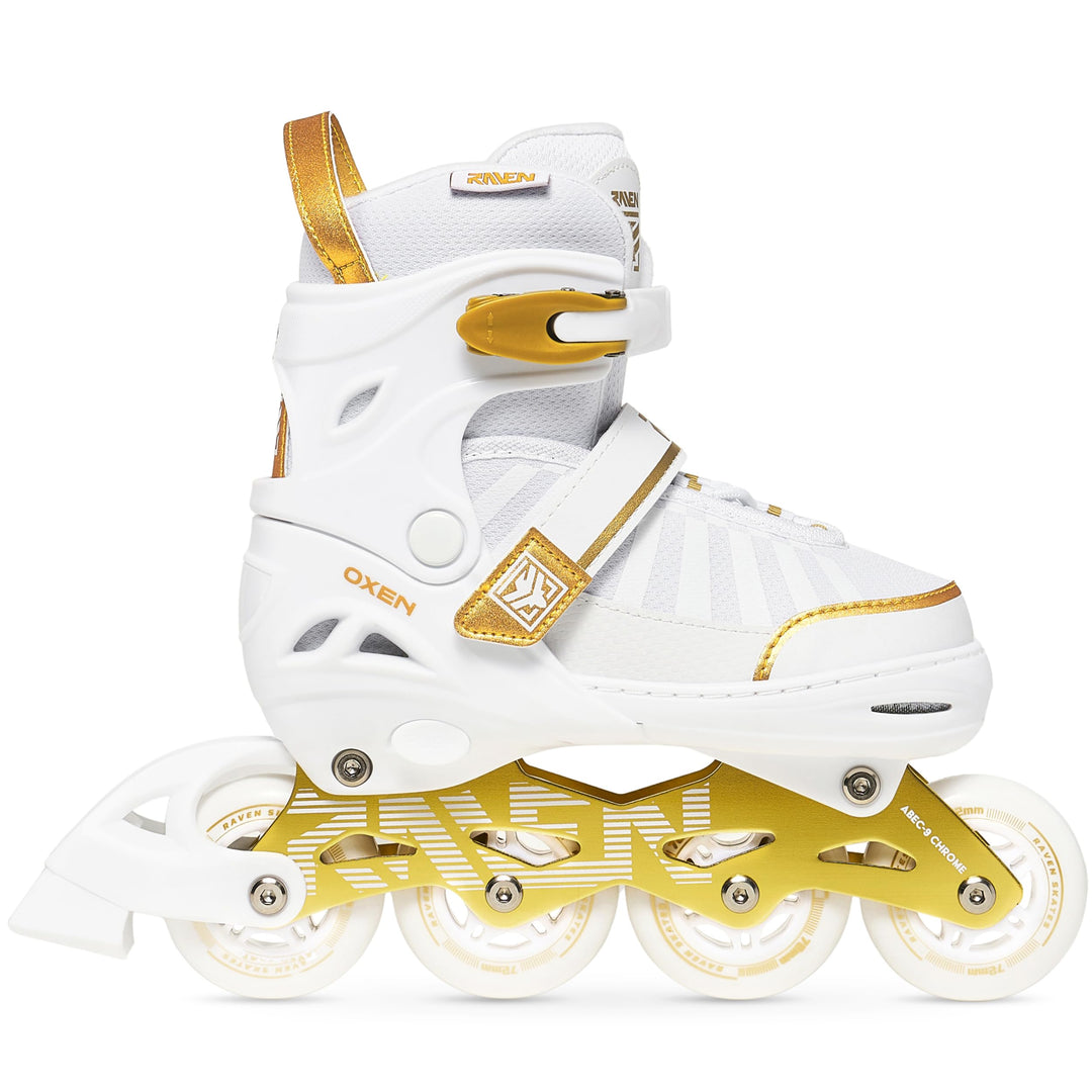 RAVEN Inline Skates Inliner für Kinder und Erwachsene OPTIONAL 2in1 mit Schlittschuhen verstellbar O