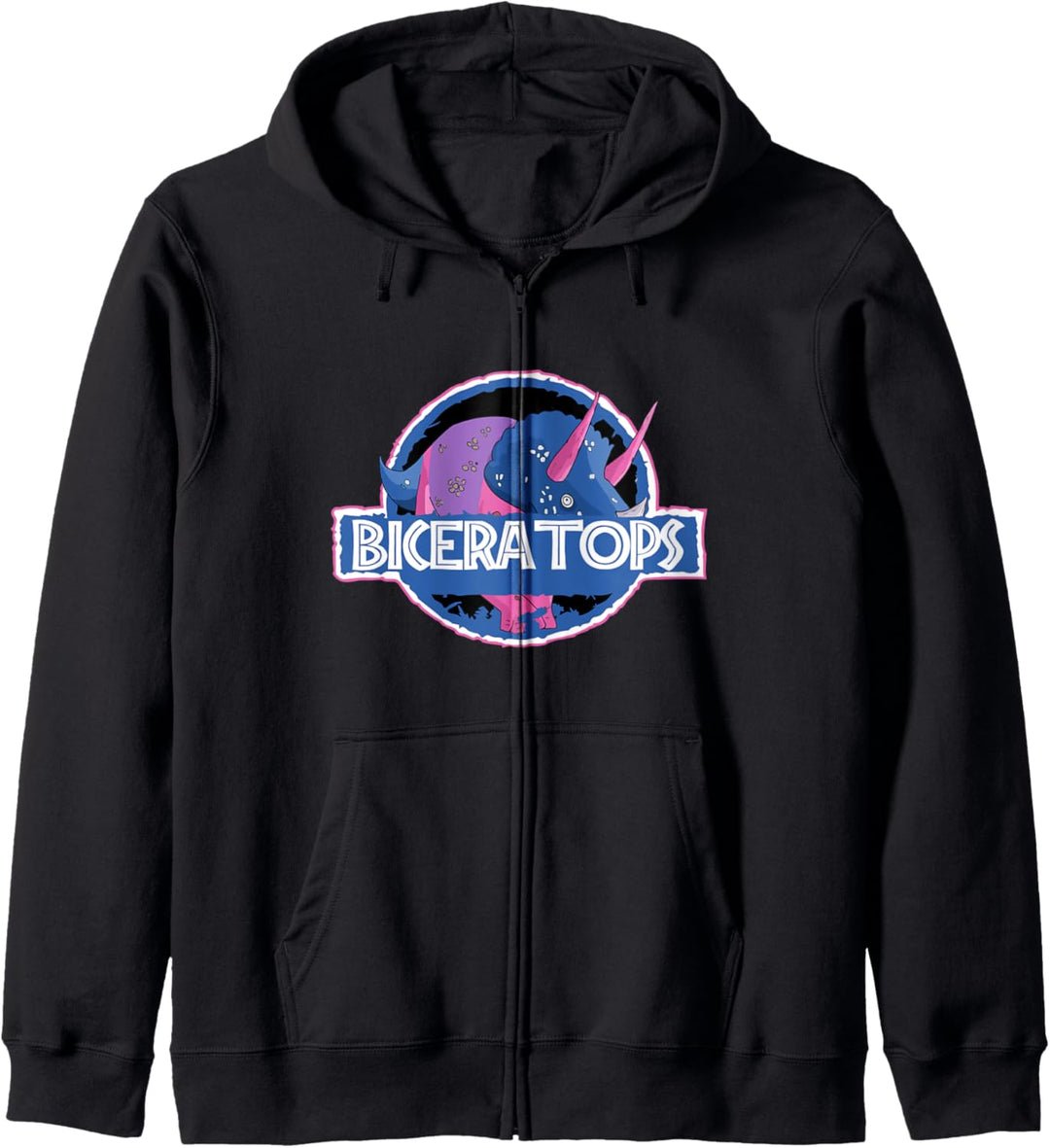 Biceratops Bisexual Ceratops Dinosaur LGBT Pride Kapuzenjacke