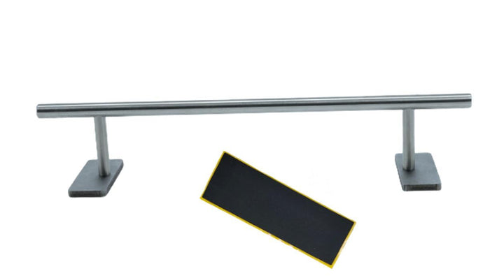 LEEFAI Pro Fingerboard Rail Obstacles Solid Stainless Steel for Fingerboard Park/Ramps/Obscacle-Size
