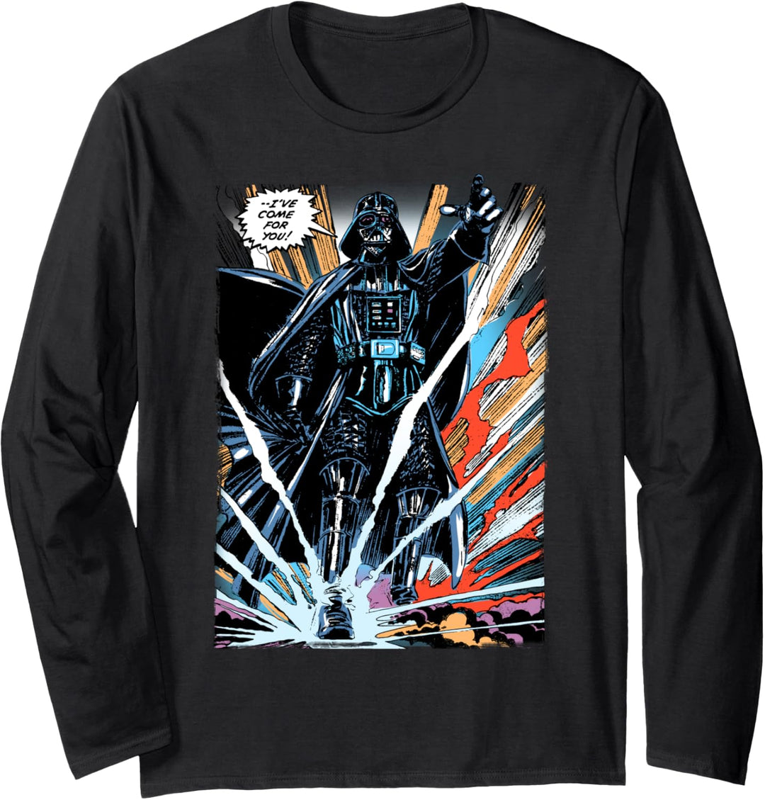 Star Wars Darth Vader Iv'e Come For You Comic Page Langarmshirt