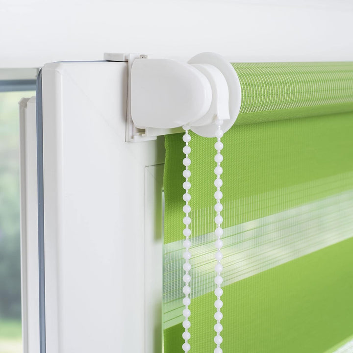 Liedeco® Duo Rollo Klemmfix - 60 x 160 cm Apple Green/lichtdurchlässig/stufenlos verstellbar/leichte